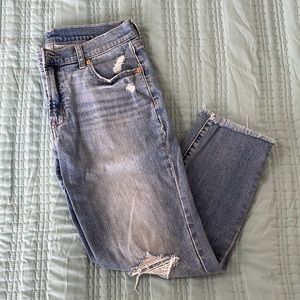 Gap Girlfriend Jeans Mid Rise